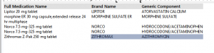 Medication Names in Custom Documents - Screen Shot 2