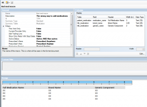 Medication Names in Cutom Documents - Screen Shot 1